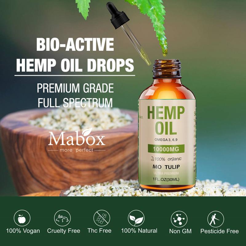 H Emp Oil Drop Relief Anxiety Stress Sleep Aid Inflammation Massage Skin Care Organic Hemp Seed Extract For Anti-anxiety