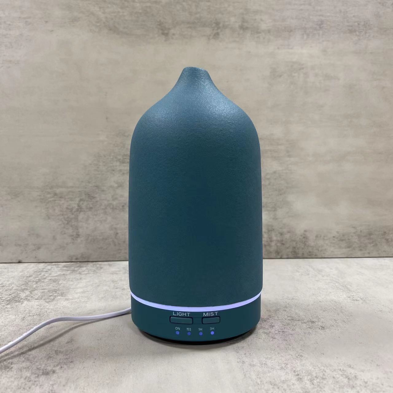 Ceramic Aroma Diffuser Automatic Small Humidifier Hotel Air Fresh Essential Oil Timing Colorful Lights Diffuser