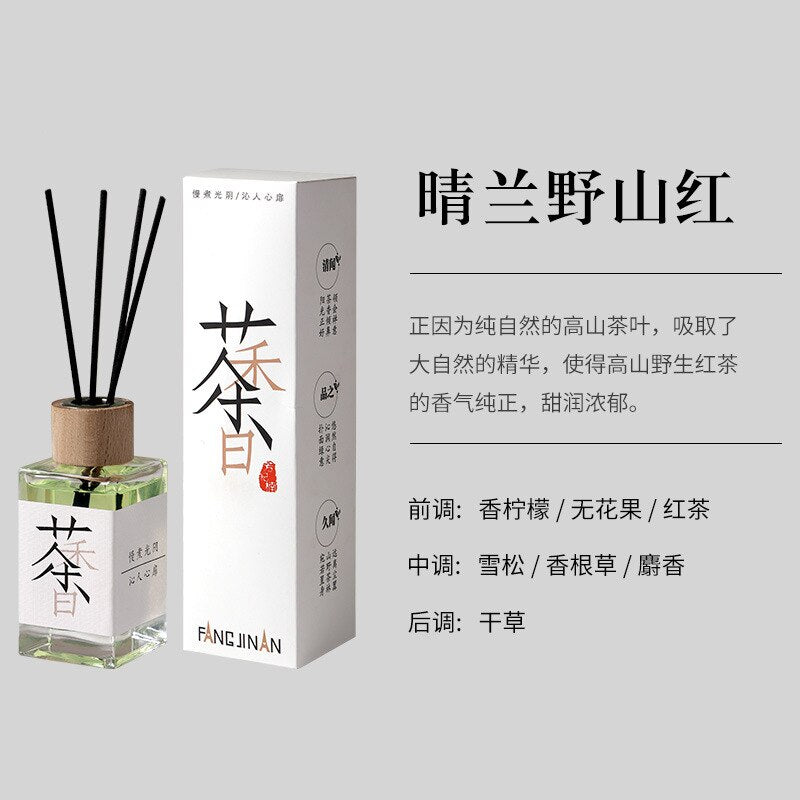Tea Reed Diffuser Essential Oil Domestic Toilet Fragrance Hotel Ornaments Wholesale Air Freshing Agent Deodorant Aromatherapy