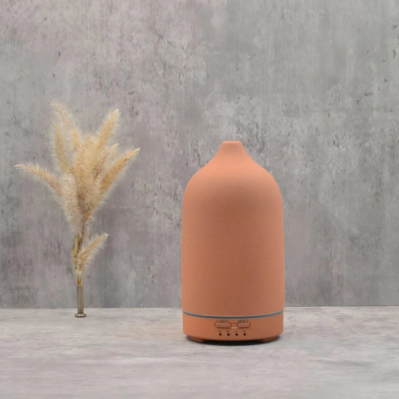 Ceramic Aroma Diffuser Automatic Small Humidifier Hotel Air Fresh Essential Oil Timing Colorful Lights Diffuser