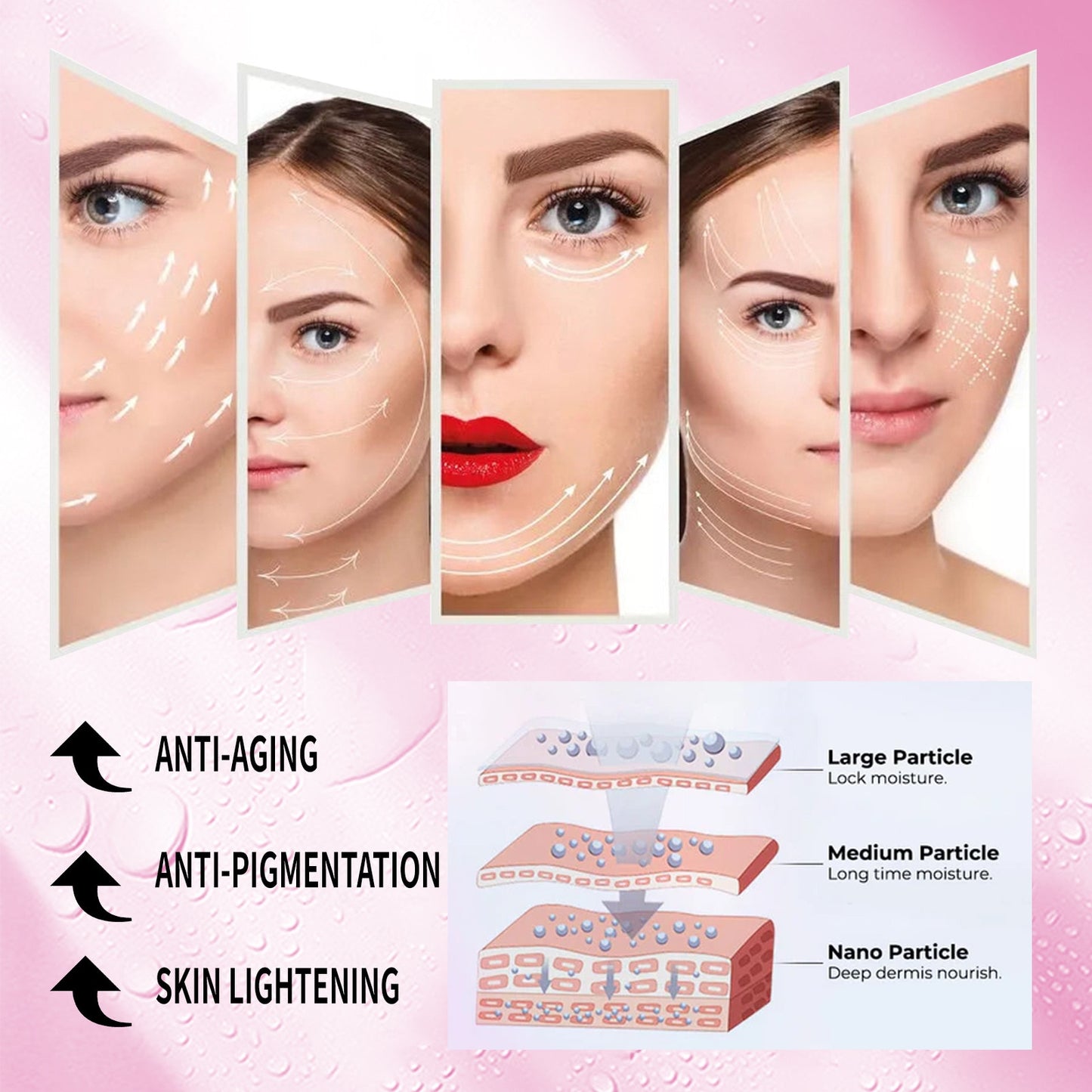 Whitening Serum Rosehip Essential Oil Pure Organic Fade Dark Spot Freckle Brighten Essence Remove Pigment Melanin Corrector 30ml