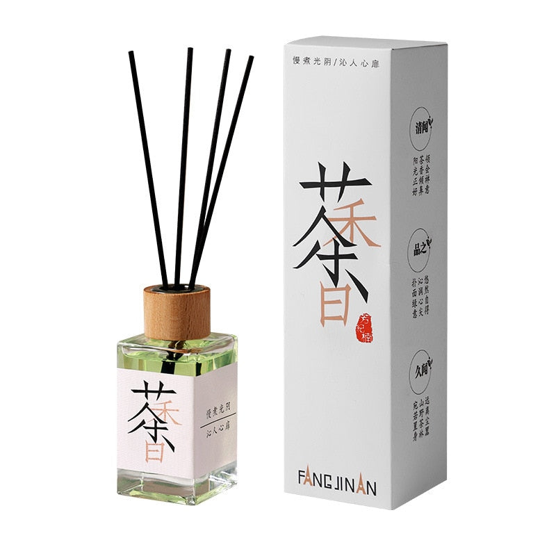 Tea Reed Diffuser Essential Oil Domestic Toilet Fragrance Hotel Ornaments Wholesale Air Freshing Agent Deodorant Aromatherapy