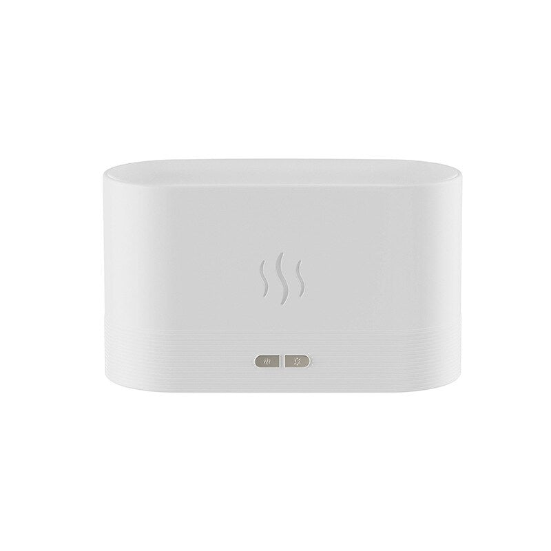 Flame Humidifier Essential Oil Diffuser Simulation Flame USB Ultrasonic Humidifier Aromatherapy Flame Lamp Difusor Home Office