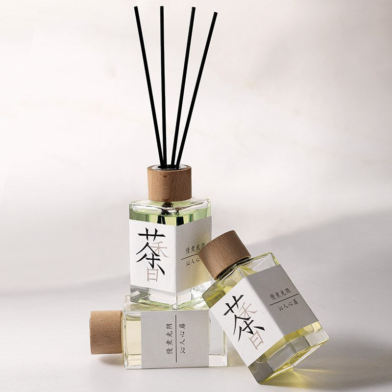 Tea Reed Diffuser Essential Oil Domestic Toilet Fragrance Hotel Ornaments Wholesale Air Freshing Agent Deodorant Aromatherapy