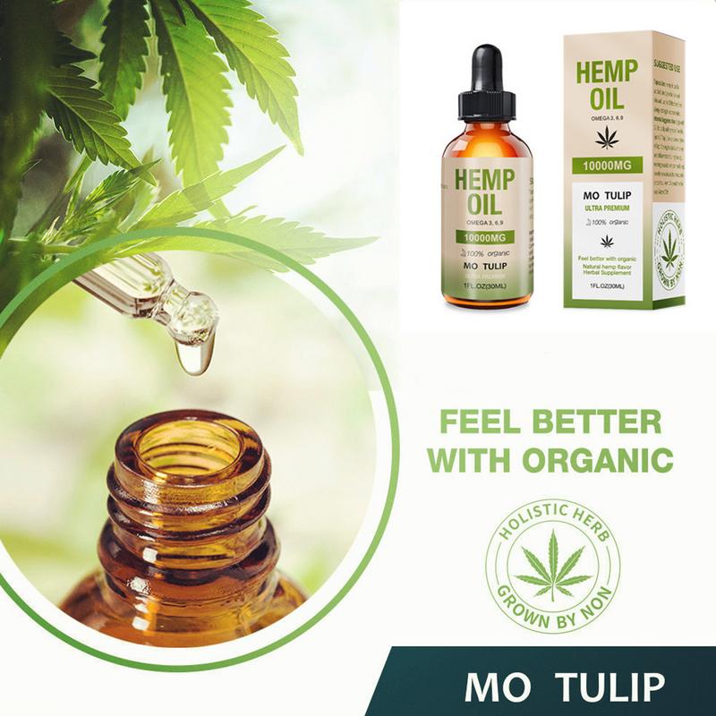 H Emp Oil Drop Relief Anxiety Stress Sleep Aid Inflammation Massage Skin Care Organic Hemp Seed Extract For Anti-anxiety