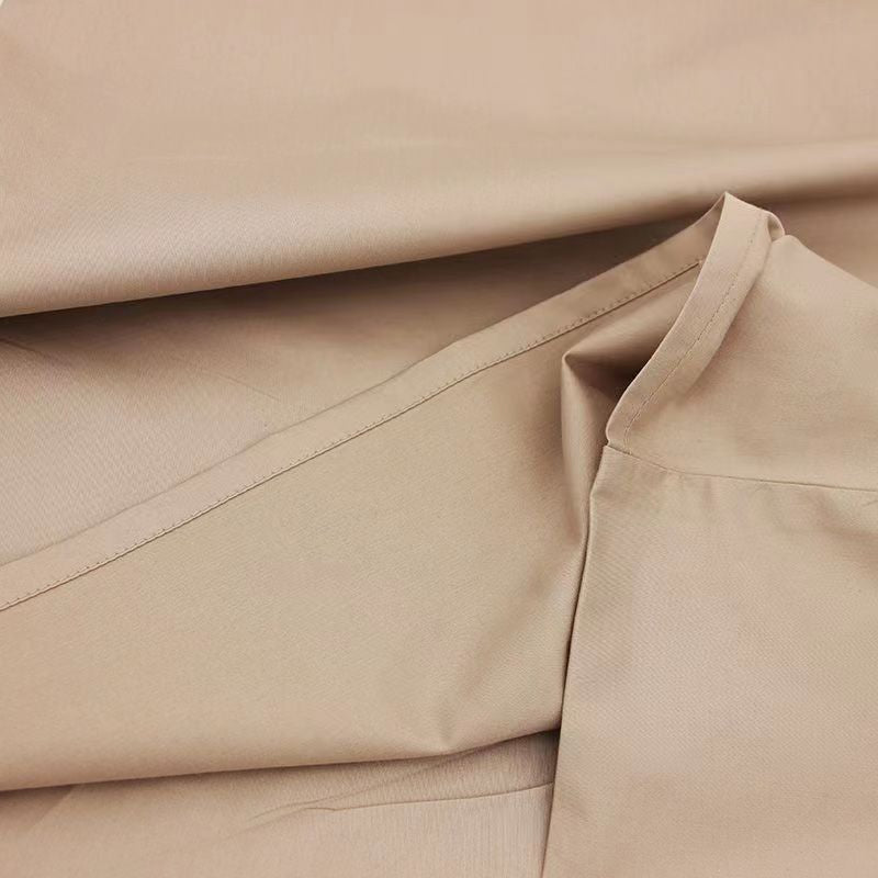 2Pcs Pillowcases 80s Cotton Satin Pillow Cover Envelope Style Solid Color Hotel High Quality Bedding Home Textiles 50x90cm
