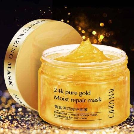 Face Cream Crystal Collagen Anti-Wrinkle 24k Gold Serum Cream Sleeping Mask Whitening Facial Cream Moisturizing Anti-aging 120g