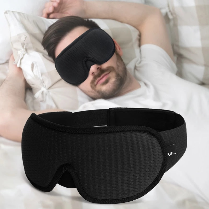 3D Sleeping Mask For Eyes Soft Sleeping Aid Eye Mask Block Out Light Sleep Mask Eyeshade Night Breathable Sleepmasker