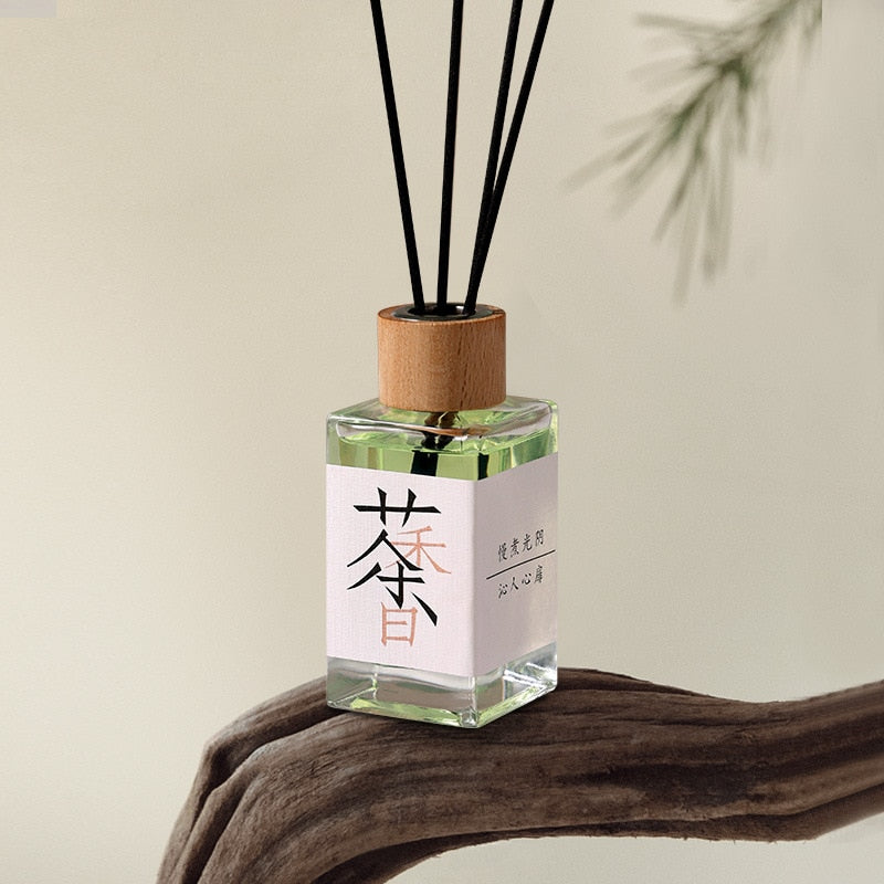 Tea Reed Diffuser Essential Oil Domestic Toilet Fragrance Hotel Ornaments Wholesale Air Freshing Agent Deodorant Aromatherapy